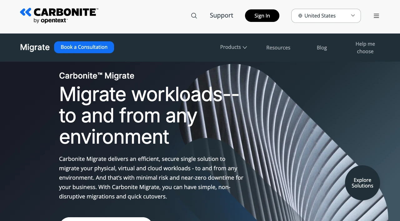 Carbonite Migrate