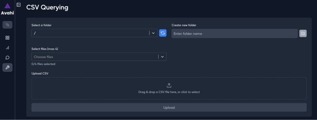 Natural Language Querying for CSVs 